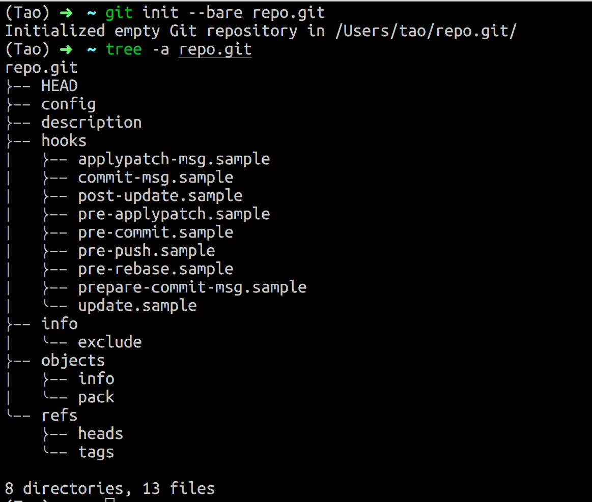 git init --bare repo.git