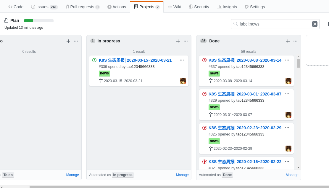 「K8S 生态周报」- https://moelove.info